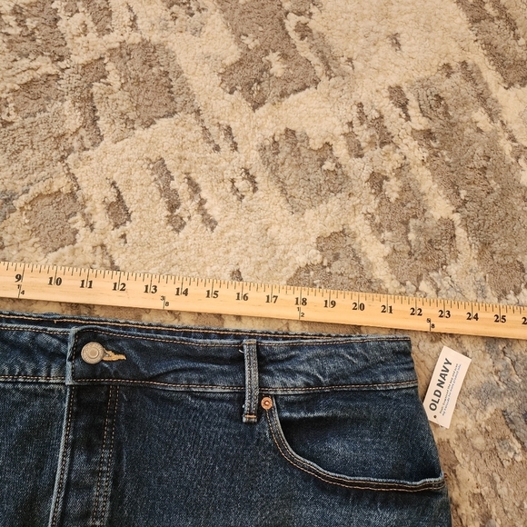 NWT Old Navy Denim Jean Skirt Front Slit Button Fly Women's Plus Size 22 - Picture 15 of 16